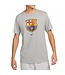 FC BARCELONA CREST T-SHIRT 2023/24 - LIGHT GREY