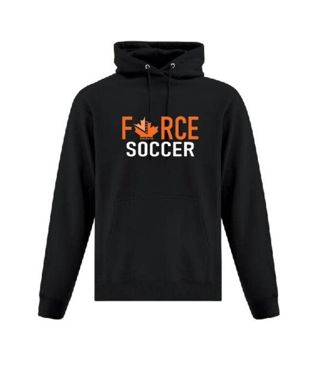 BURLINGTON FORCE HOODIES (EMBROIDERED) - BLACK