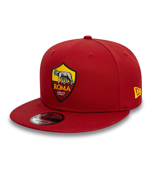 AS ROMA - NEW ERA 9FIFTY CLUB CREST FLAT PEAK SNAPBACK HAT