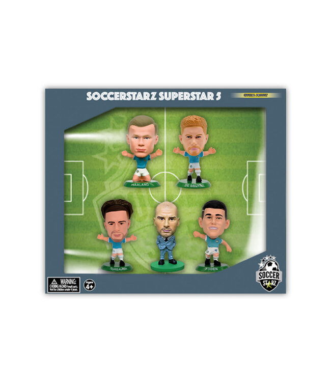 5 PLAYER SOCCERSTARZ TEAM SET