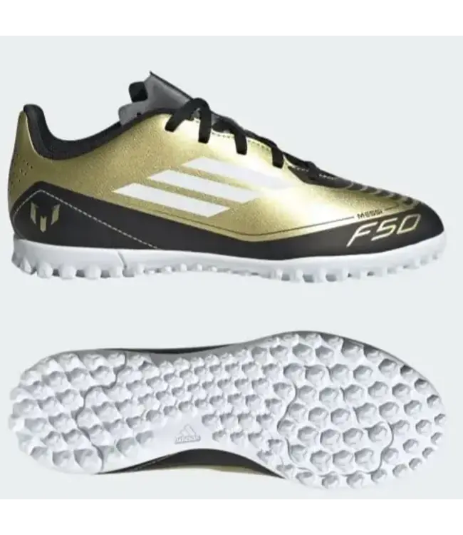 F50 CLUB TF J MESSI - GOLDMT/FTWWHT/CBLACK