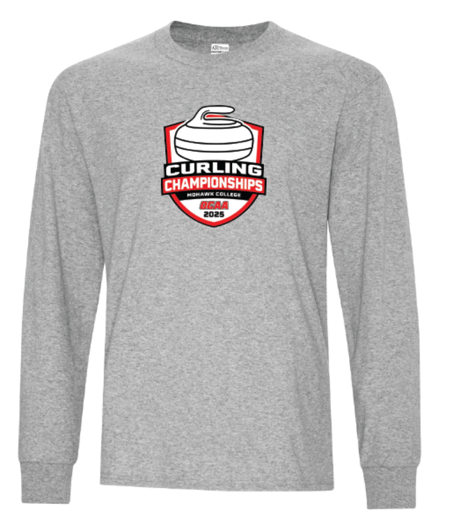 OCAA PROVINCIAL CURLING CHAMPIONSHIP LONG SLEEVE T-SHIRT - GREY