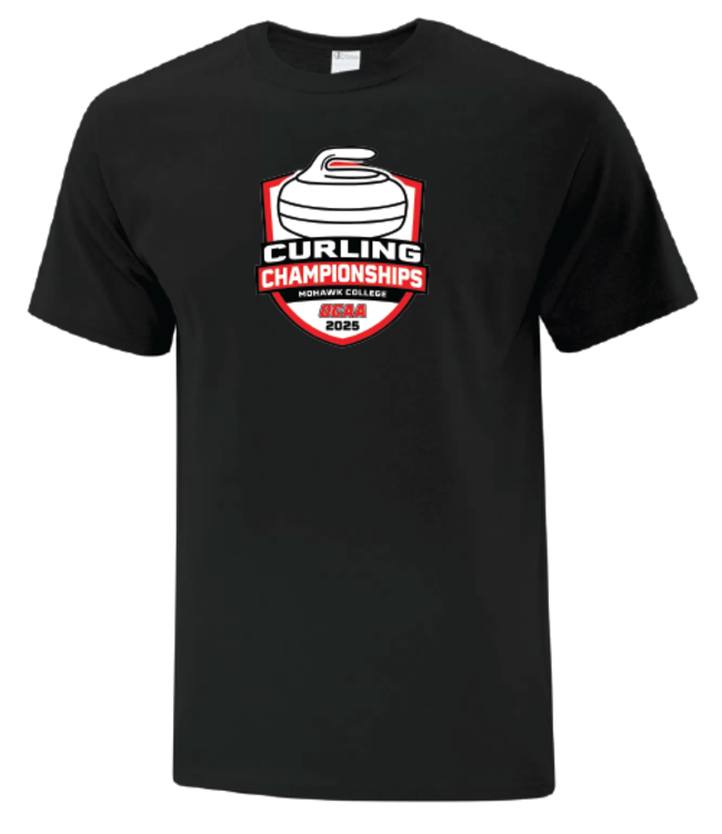 OCAA PROVINCIAL CURLING CHAMPIONSHIP T-SHIRT - BLACK