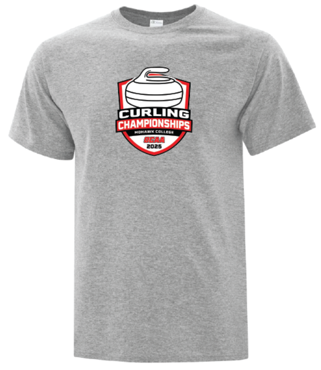 OCAA PROVINCIAL CURLING CHAMPIONSHIP T-SHIRT - GREY