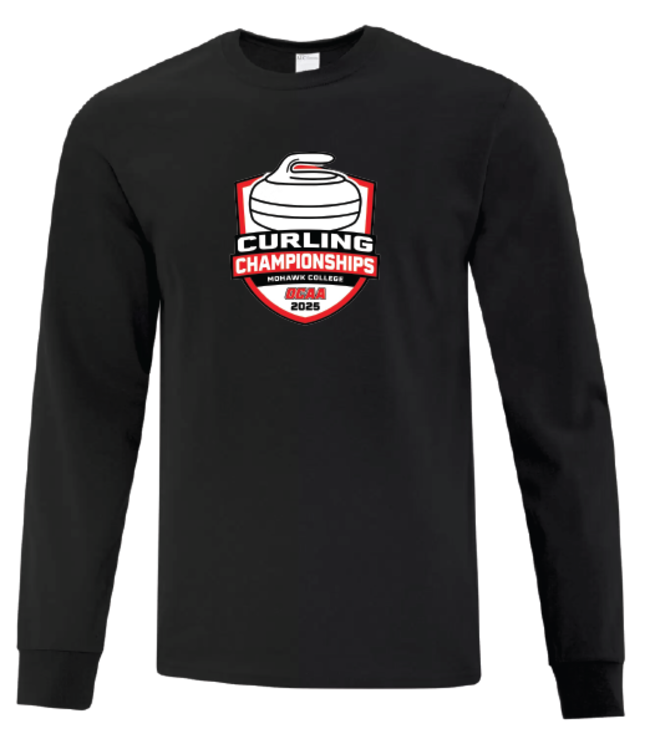 OCAA PROVINCIAL CURLING CHAMPIONSHIP LONG SLEEVE T-SHIRT - BLACK