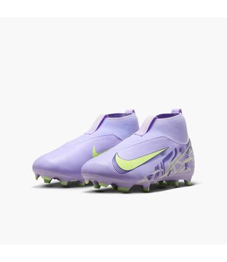 JR ZOOM SUPERFLY 10 ACADEMY FG/MG NU1 - PURPLE AGATE/BARELY VOLT