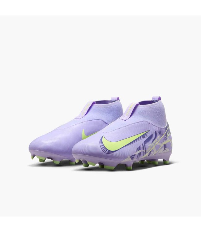 JR ZOOM SUPERFLY 10 ACADEMY FG/MG NU1 - PURPLE AGATE/BARELY VOLT