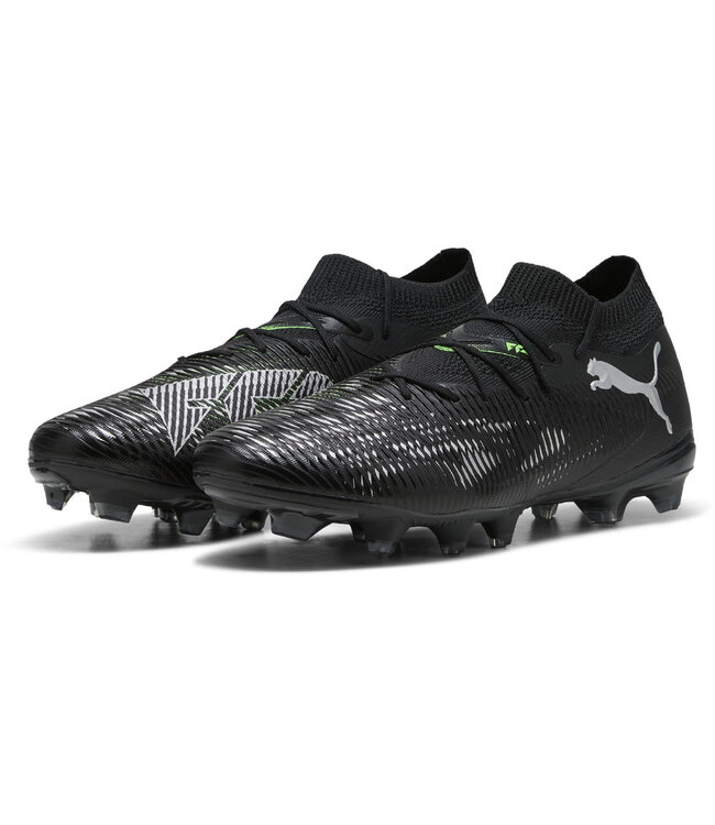 FUTURE 8 MATCH FG/AG - BLACK/COOL GRAY/FLUO GREEN