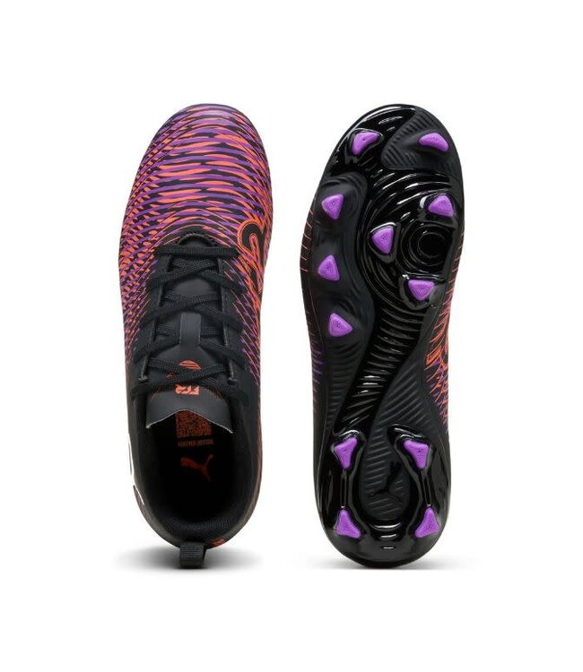 FUTURE 8 PLAY FG/AG JR - BLACK/WHITE/GLOWINGRED