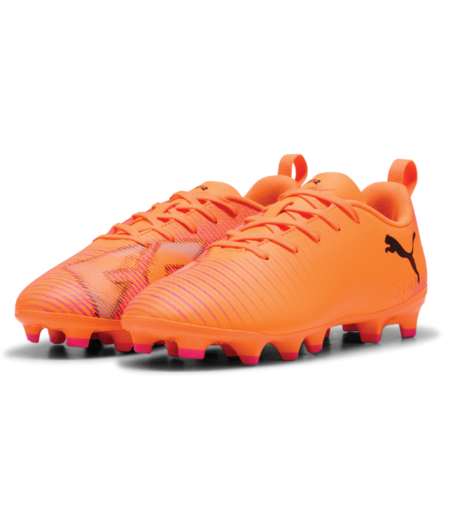 FUTURE 8 PLAY FG/AG JR - HEAT FIRE/PUMA BLACK/RAVISH
