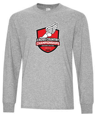 OCAA PROVINCIAL CROSS COUNTRY CHAMPIONSHIP LONG SLEEVE T-SHIRT - GREY