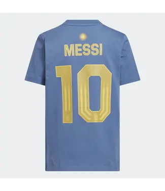 MESSI NAME AND NUMBER TEE