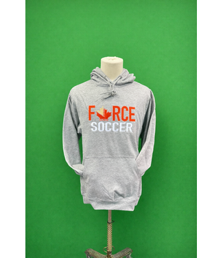 BURLINGTON FORCE HOODIES (EMBROIDERED) - GREY