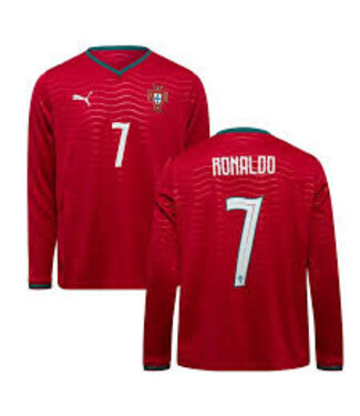 PORTUGAL LONG SLEEVE HOME WORLD CUP JERSEY - RONALDO 7