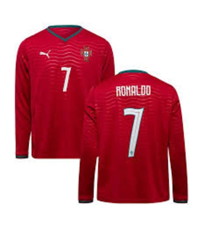 PORTUGAL LONG SLEEVE HOME WORLD CUP JERSEY - RONALDO 7