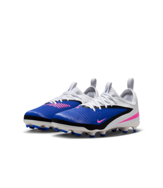 JR PHANTOM 6 LOW ACADEMY FG/MG - RACER BLUE/PINK BLAST/WHITE