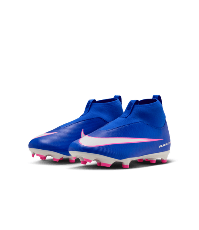 JR ZOOM SUPERFLY 10 ACADEMY FG/MG - RACER BLUE/WHITE