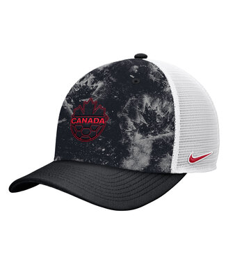 CANADA RISE TRUCKER CAP - BLACK/WHITE