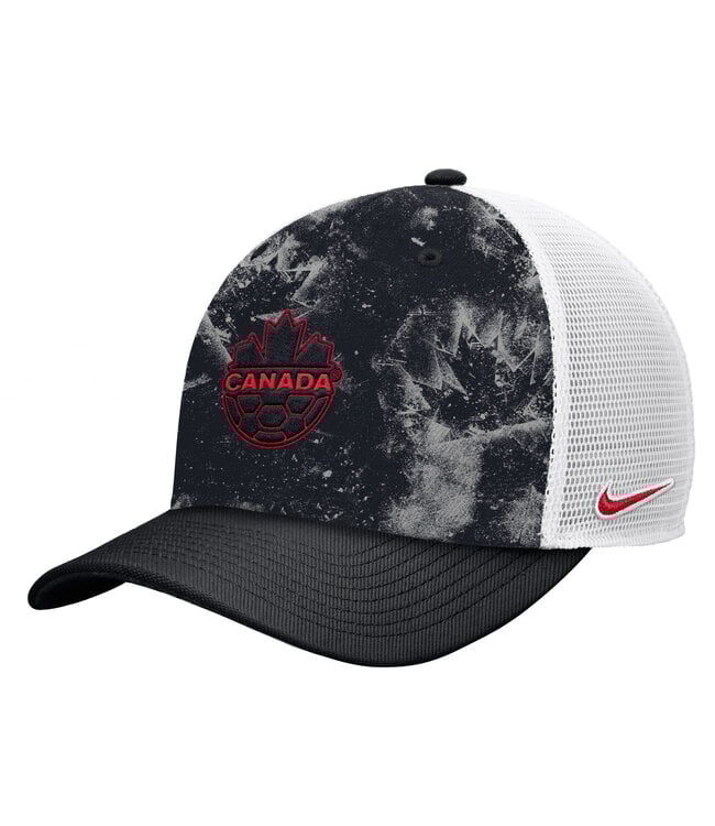 CANADA RISE TRUCKER CAP - BLACK/WHITE