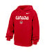 CANADA CLUB FLEECE PULLOVER HOODIE - YOUTH - UNIVERSITY RED