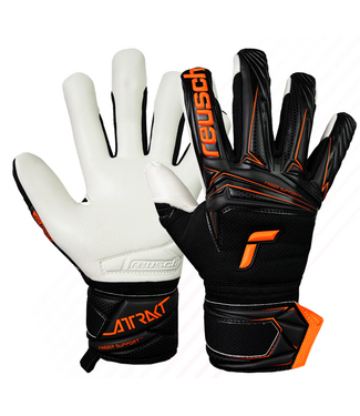 ATTRAKT ADVANCE FINGER SUPPORT - BLACK/SHOCKING ORANGE