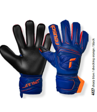ATTRAKT INFINITY FINGER SUPPORT - SHARP BLUE/SHOCKING ORANGE/BLACK
