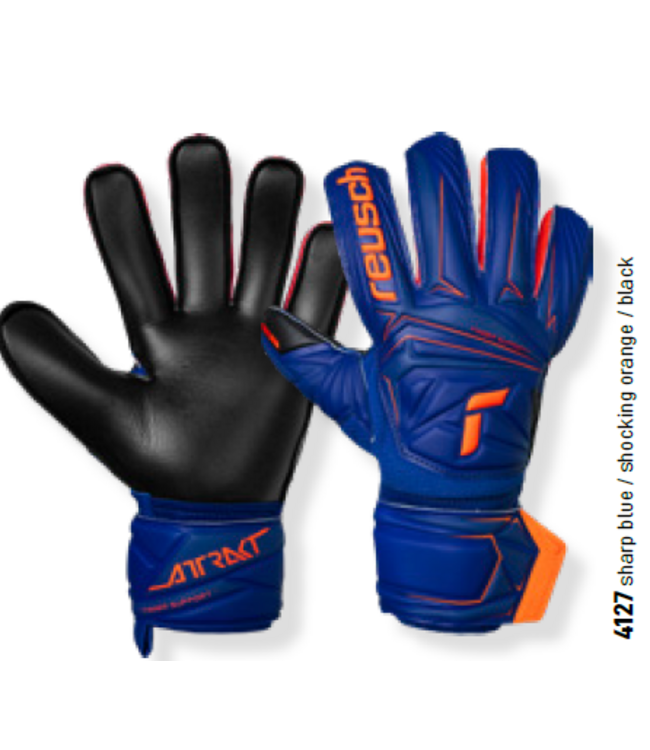 ATTRAKT INFINITY FINGER SUPPORT - SHARP BLUE/SHOCKING ORANGE/BLACK