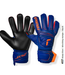 ATTRAKT INFINITY FINGER SUPPORT - SHARP BLUE/SHOCKING ORANGE/BLACK
