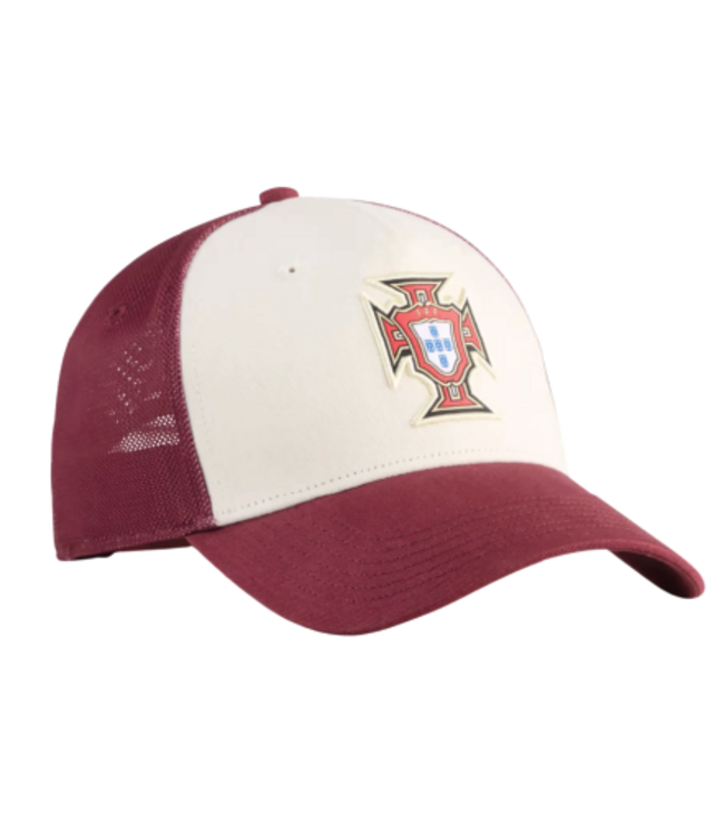 FPF KING TRUCKER CAP - RUBY SHIMMER/ALPINE SNOW