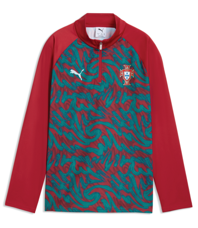 PORTUGAL WARM UP 1/4 ZIP TOP - YOUTH