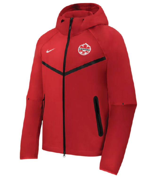 CANADA TECH WOVEN JACKET - UNIVERSITY RED