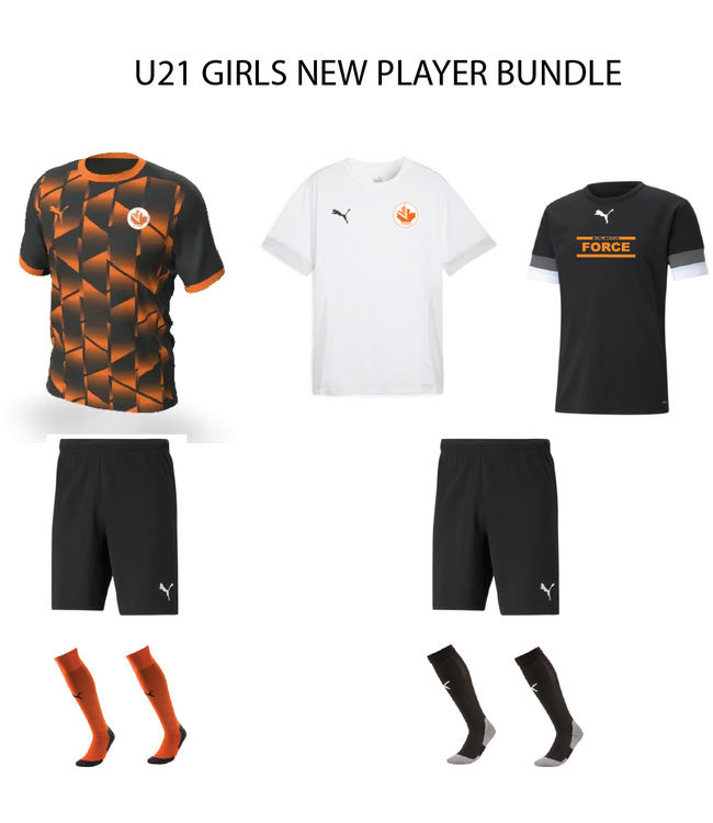 U21 GIRLS FORCE ACADEMY 2025/26 NEW PLAYER BUNDLE
