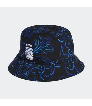 ARGENTINA BUCKET HAT - BLACK/LUCBLU/WHITE