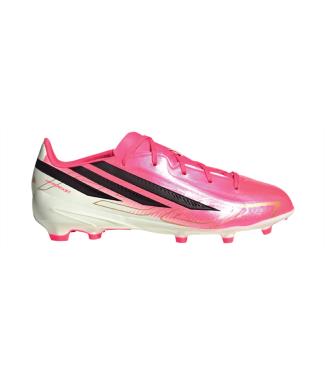 Adidas F50 HYPERFAST LEAGUE FG J - SOLTUR/CBLACK/GOLDMT