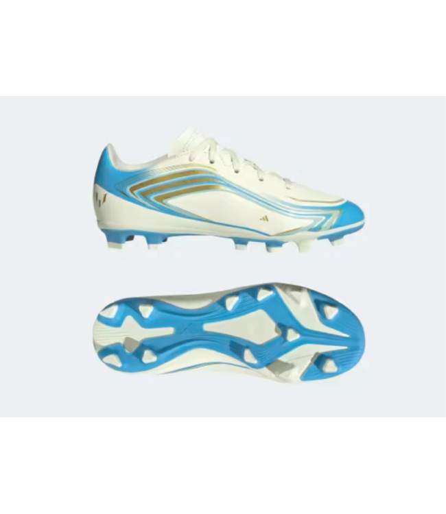 F50 MESSI CLUB FG/MG J - IVORY/SEBLBU/ICEBLU