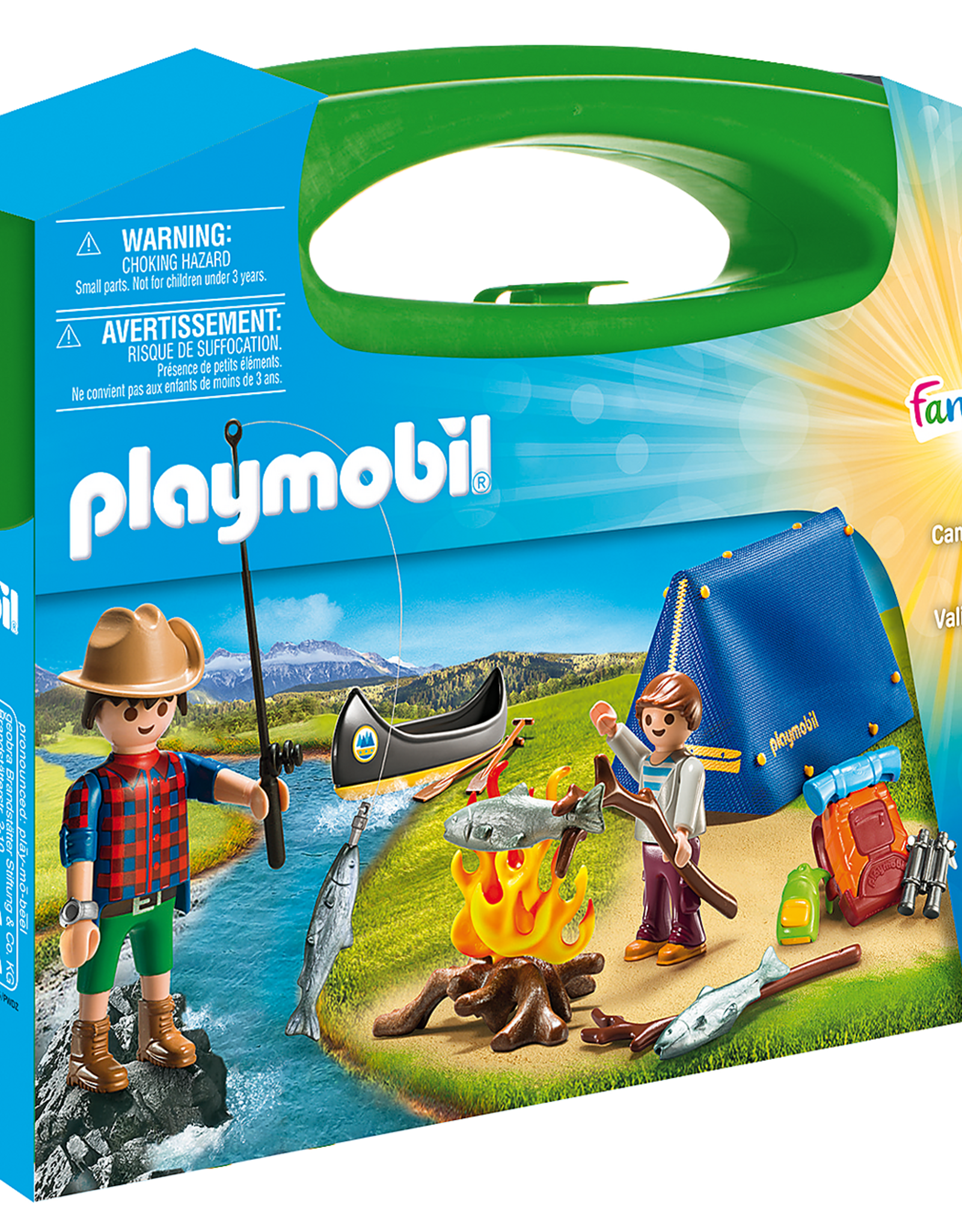 playmobil camping carry case