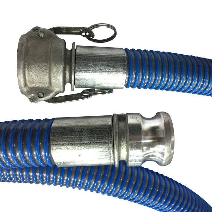 1.5" x 15ft Suction Hose w/Cam Locks