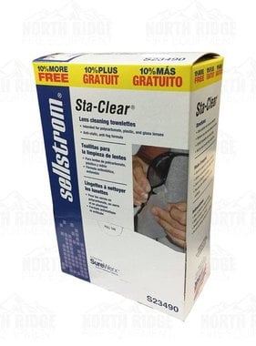 Sellstrom Sta-Clear® Goggle Lens Cleaner Towelettes (110 ct.)