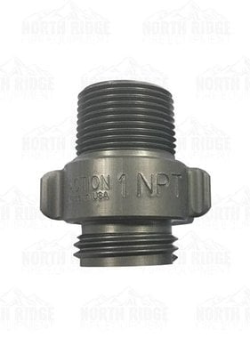 Action Coupling 1" NH x 1" NPT Double Male Adapter