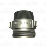 Action Coupling Action AA136 2.5" NH Male X 2.5" NPT Male Adapter