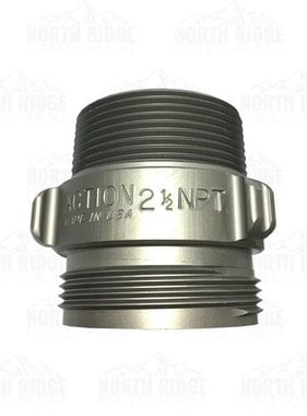 Action Coupling 2.5" NH Male X 2.5" NPT Male Adapter