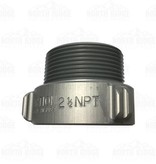 Action Coupling Action AA137 2.5" NH Female X 2.5" NPT Male Adapter