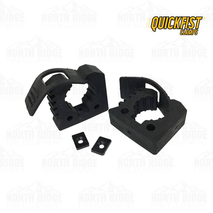 Rubber 'Quick Fist' Clamp, Pair - 1 to 2.25 Diameter