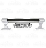 Allegis Aluminum Fluted Grab Rail (sold by the foot)