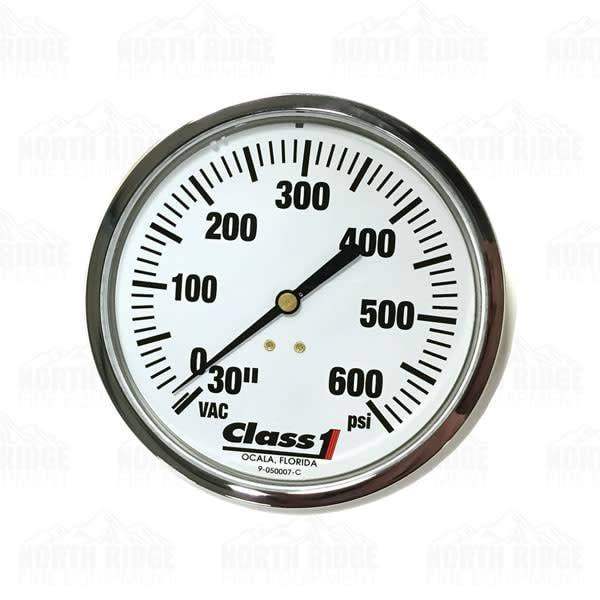 Hale Hale Class1 4.5" Liquid Filled 30-600 PSI Pressure Gauge