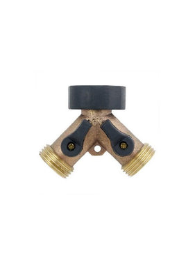 Brass 2-Way Connector