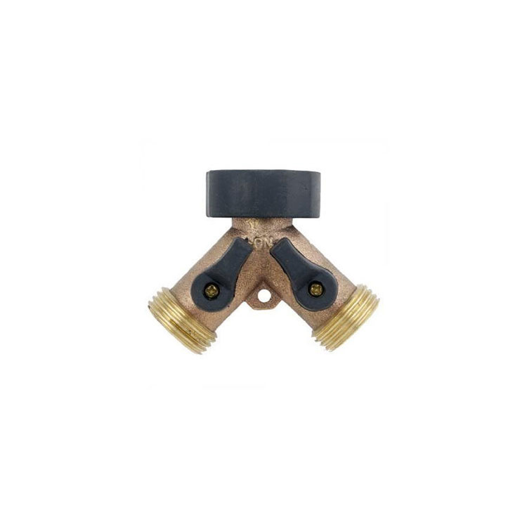 Green Thumb 3/4" Garden Hose Brass 2Way Connector North Ridge Fire