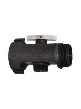C&S Supply In-Line T-Valve 1.5" NH x 1.5" NH x 1" NPSH