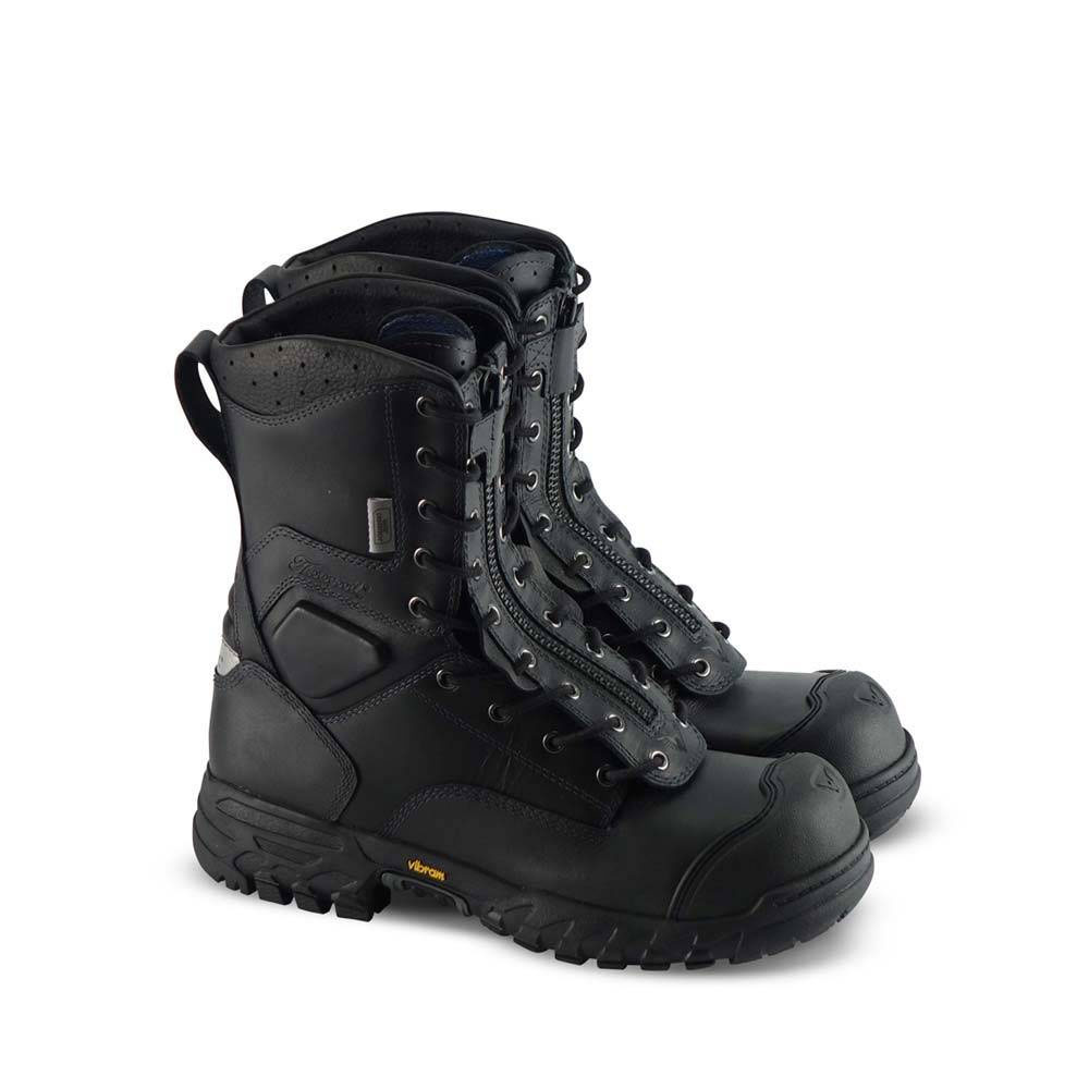 slip on fire station boots