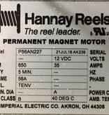 Hannay Reels Hannay Reels 24V DC Face Mount 1/3 HP Hose Reel Motor